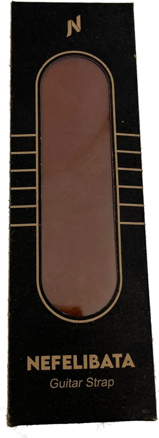 Nefelibata Correa de Guitarra, Bordado Jacquard con Extremos de Cuero para Bajo, Guitarra Eléctrica y Acústica - Imagen 7