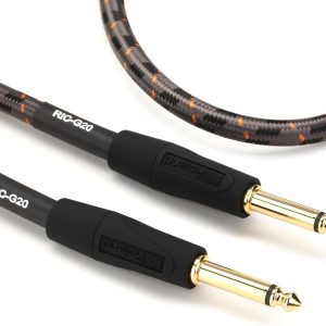 Roland Gold Series Instrument Cables, Negro, Longitud: 6 m