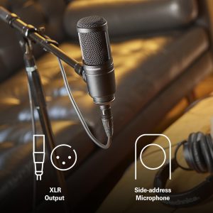 Audio-Technica AT2020 - Micrófono de Condensador Cardioide Negro