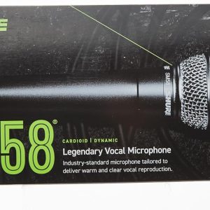 Shure SM58SE - Micrófono Vocal Dinámico Cardioide con Interruptor de Encendido y Apagado